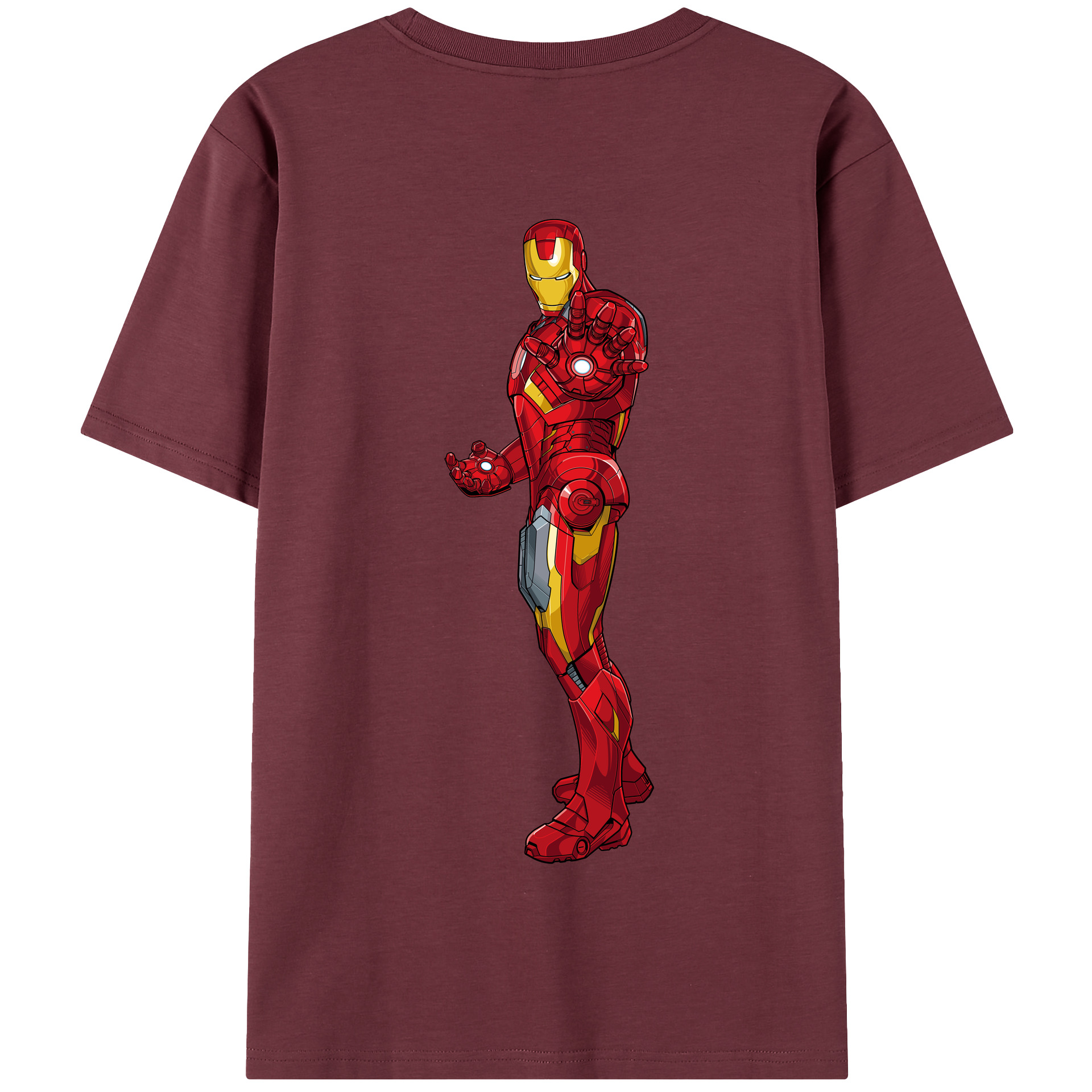 （画像用） アベンジャーズ The Avengers 綿100％半袖Tシャツ（背面プリント）